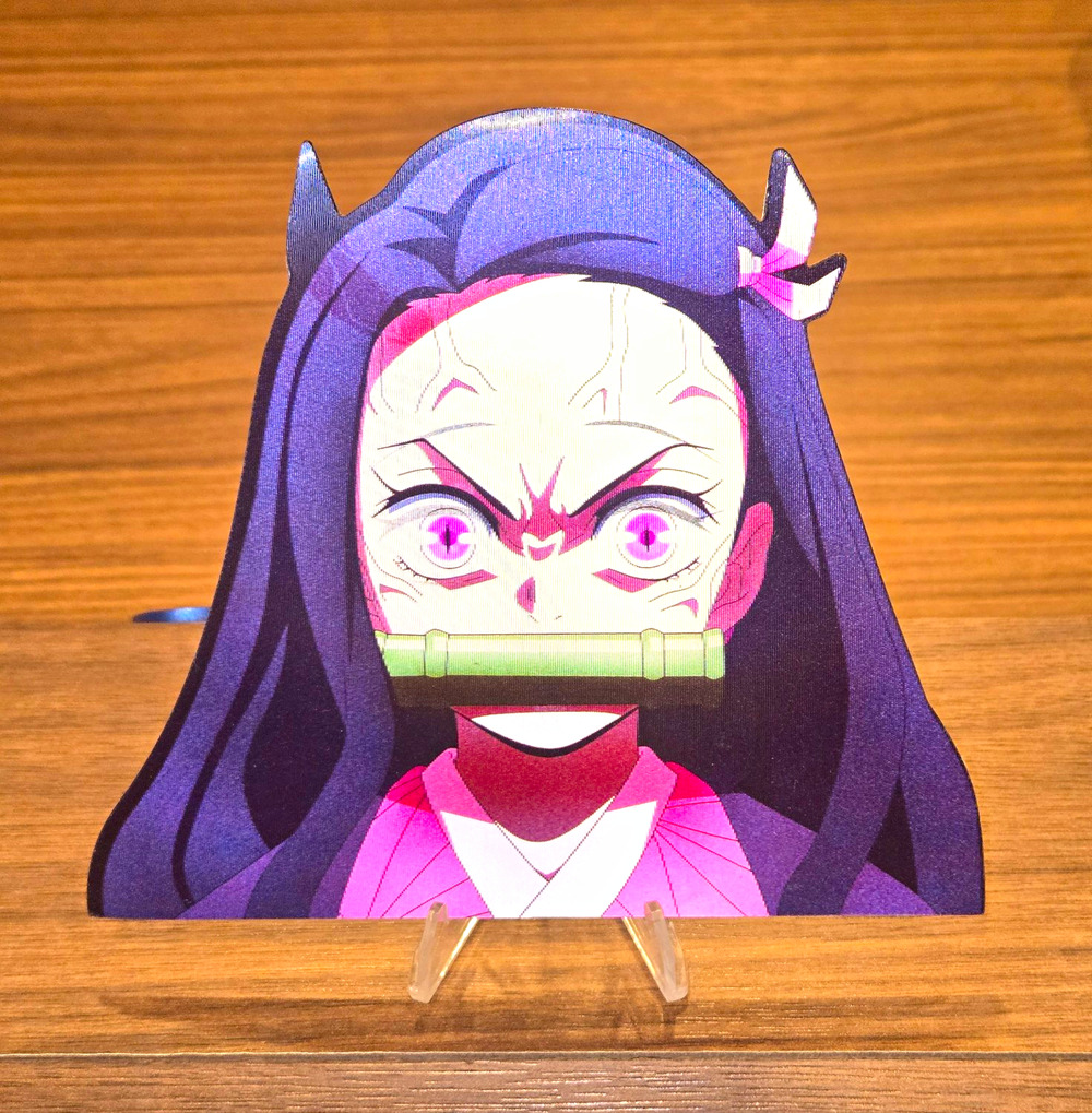 Nezuko Kamado Demon Slayer Kimetsu no Yaiba 3D Motion Lenticular Sticker Decal